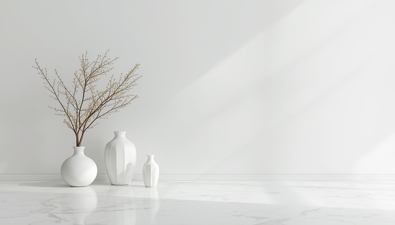 Peaceful minimalist space representing calm and balance